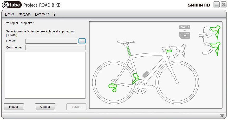 Shimano Di2 E-tube - Etape 4