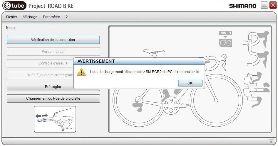 Shimano Di2 E-tube - Etape 12