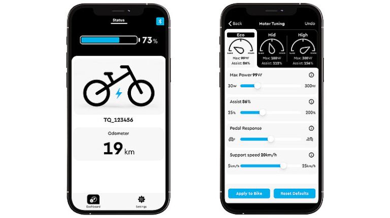 Application smartphone TQ