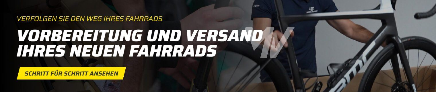 Vorbereitung Fahrradversand
