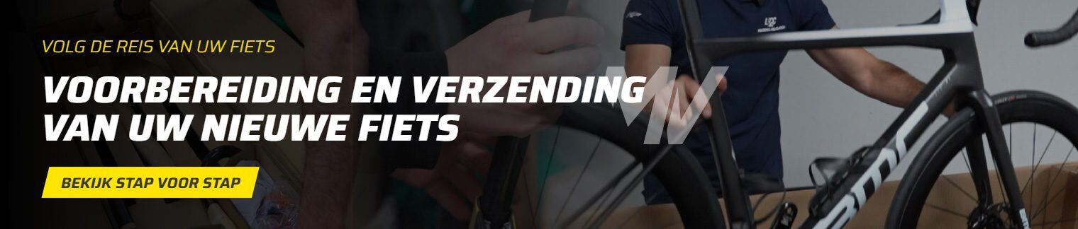 Voorbereiding verzending fiets